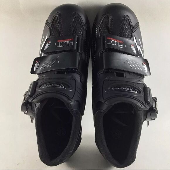 Serfas Pilot MTB road cycling shoes cleats black size EU 39 mens 6.5 womens 8.5 - Picture 6 of 8